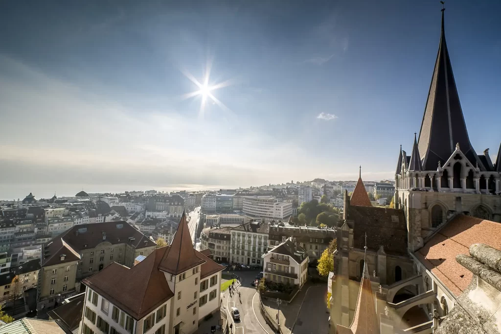 Quartier cite lausanne colline